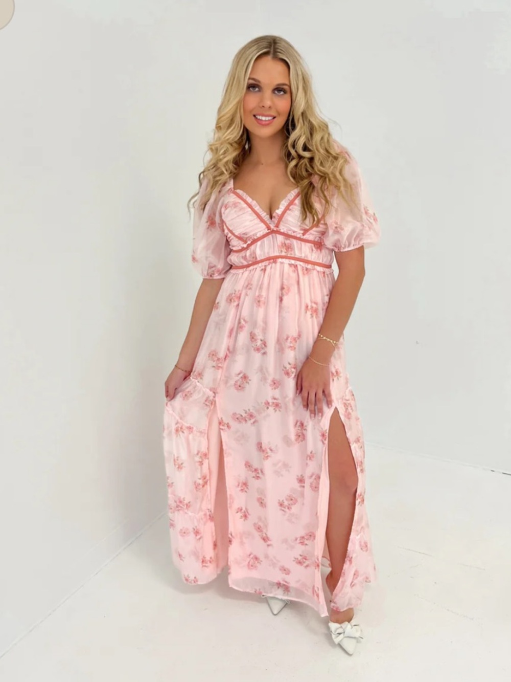 Storia Pink Floral Dress